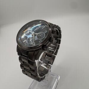 New York & Company Gunmetal Watch - New Battery! NY&C